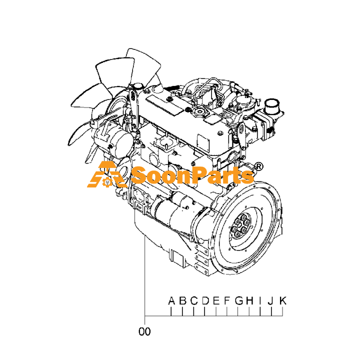 Buy Cooling Fan Blade 4679262 for Hitachi Excavator ZX60USB-3