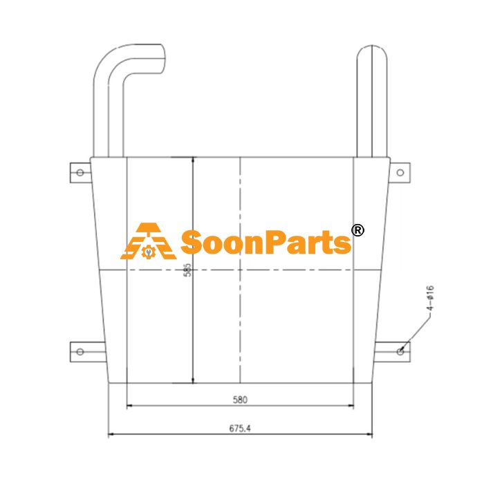 Buy Core As-Aftercooler CA4530625 453-0625 4530625 For Caterpillar