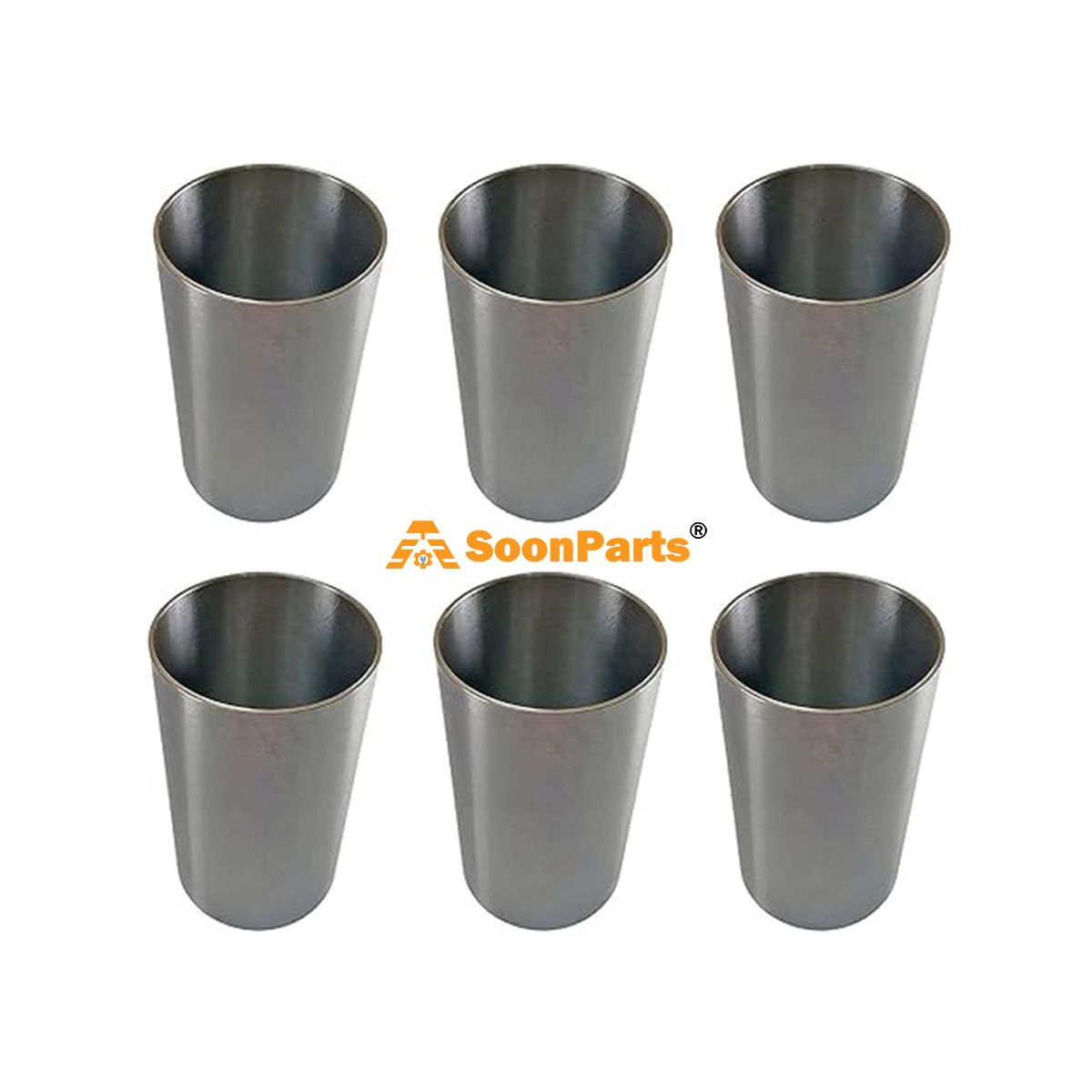 Buy 6Pcs Cylinder liner 150117-00028 15011700028 For Doosan Engine
