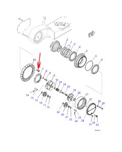 10Pcs Bolt 207-27-51311 2072751311 For Komatsu Excavator PC150-6K PC160-6K PC180LC-6K PC250LC-6LE PC300-5C PC310LC-5 PC400-5D PC410LC-5 PC180NLC-6K