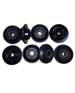 4 Stück Gummikissen für die vordere Motormontage 135-01-31260 1350131260 für Komatsu-Bagger PC150-1 PC200-1 PC200-2 PC220-1 PC220-2 PC300 PC300-5 PC300-6