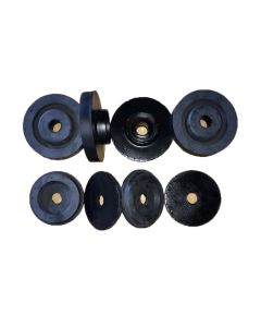 4 PCS Engine Mounting Rubber Cushion 109-9369 1099369 for Caterpillar Excavator CAT 318C 319C 320B 320C 321C 322C 324D 325B 325C 325D 329D M325B