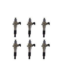 6 Pcs Fuel Injector 105100-6911 1051006911 For JCB