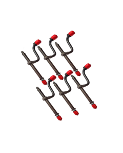 6 Pcs Fuel Injector AR43831 For John Deere Tractor 4040 4230 3020 4000 4010 4020