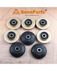 Coussin en caoutchouc de montage de moteur, 8 pièces, 161-00550 161-00551 pour pelle Doosan Daewoo SOLAR 255LC-V