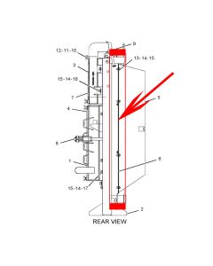 Water Radiator CA2339562 233-9562 2339562 CA2339564 233-9564 2339564 For Caterpillar Engine 3054 Caterpillar Excavator 315C L