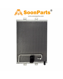 Condensador de aire acondicionado 4647814 para excavadora John Deere 120D 240DLC 220DW 200DLC 225DLC 135D 75D 190DW 350DLC 270DLC 85D 160DLC