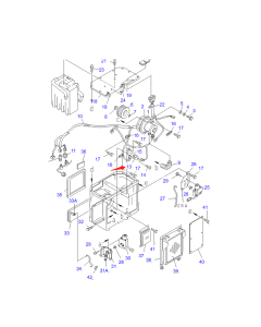 A/C Resistor 205-978-6360 2059786360 for Komatsu Excavator PC220-1 PC220-2 PC220-3 PC300-1 PC300-2 PC300-3 PC400-1 PC400-3