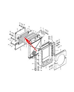 Air Cooler 14506552 VOE14506552 For Volvo Excavator EC330B EC360B EC460B