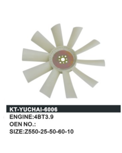 Cooling Fan Blade 3911322 3911328 3911326 for Vermeer Trencher RT1250 with Cummins Engine 4BT 4BT3.9