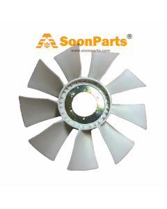 Aspa de refrigeración del ventilador con 9 aspas 204-0910 para excavadora Caterpillar CAT 320C 321C LCR 330C motor 3066 C-9