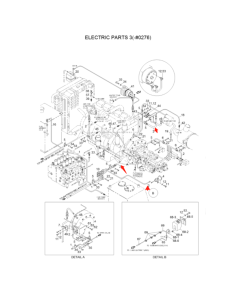 Harnais de moteur d'origine 21EM-10311 21EM-10312 pour pelle Hyundai R210LC-3