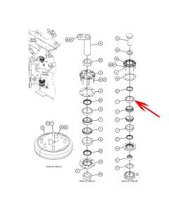 Cap Roller Bearing CA1B3934 1B-3934 1B3934 For Caterpillar CAT Engine C7.1 Caterpillar Wheel Loader 966H 966K 966M 966M XE 970F 972G 972G II 972H 972K