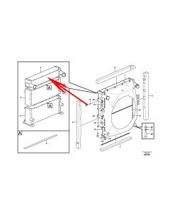 Charge Air Cooler 16630131 VOE16630131 For Volvo Excavator EC220D EC220E EC235D
