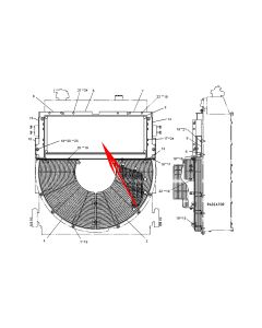 Condenser CA1057705 105-7705 1057705 For Caterpillar CAT Engine 3408 Caterpillar Tractor D9N