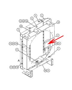 Cooler As-Fuel CA3411886 341-1886 3411886 CA5114633 511-4633 5114633 For Caterpillar Generator Set C27 C32