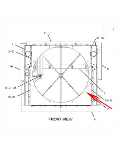 Cooler CA2927705 292-7705 2927705 CA2927138 292-7138 2927138 For Caterpillar CAT Engine C11 Caterpilla Load Haul Dump R1700G