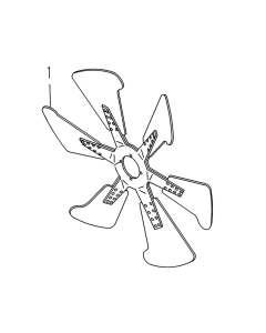 Ventilateur de refroidissement Spider 1136603311 8980622920 pour pelle John Deere 600C LC 800C