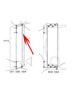 Core As-Hydraulic Cooler CA1238795 123-8795 CA1531271 153-1271 For Caterpillar Engine 3406 Caterpillar Track-Type Tractor D8N