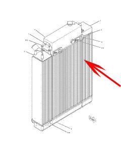 Core As-Oil Cooler 257-5003 2575003 CA3402520 340-2520 For Caterpillar Engine 3126B C6.6 Caterpillar Track-Type Tractor D5R LGP D6N