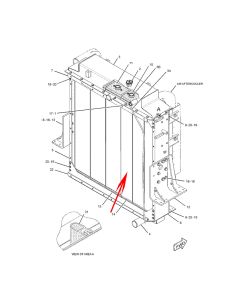 Core As-Radiator CA3874373 387-4373 3874373 For Caterpillar Wheel Tractor 657E 657G Caterpillar CAT Engine 3412C C18
