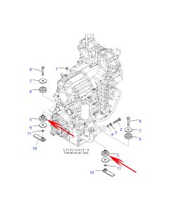 Cushion 424-01-11320 4240111320 For Komatsu Wheel Loader WA430-6 WA800-3E0 WA600-6 WA900-3E0 WA380-7 WA420-3 538 542 WA420-3 WA470-3 WA350-1 WA400-1