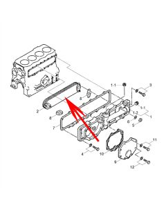 Radiatore olio motore XJAF-00386 XJAF00386 per escavatore Hyundai R110-7