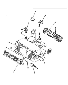 Motor de ventilador 205-978-6290 2059786290 para excavadora Komatsu PC220-1 PC220-2 PC220-3 PC300-1 PC300-2 PC300-3 PC400-1 PC400-3