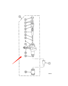 Support d'injecteur de carburant 105030-3391 1050303391 pour ZEXEL K 53LZ AK 53LZ