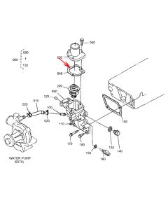 Gasket 1C020-73272 1C02073272 For Hyundai 7-Series Skid Steer Loader HSL800-7