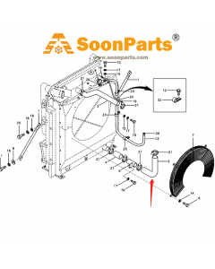 Schlauch VOE14506515 für Volvo Bagger EC330B EC360B EC460B
