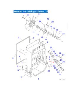 Pompe à engrenages hydraulique 705-21-26050 7052126050 pour chargeuse sur pneus Komatsu WA1200-3 WA900-3 WA900L-3
