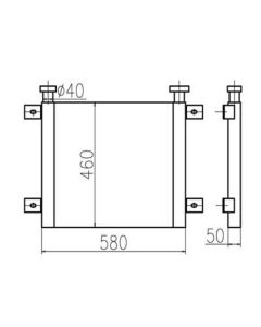 Refroidisseur d'huile hydraulique 363-6282 3636282 pour pelle Caterpillar CAT 306E moteur C2.6