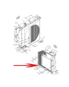 Hydraulic Core As-Oil Cooler CA3535544 353-5544 3535544 For Caterpillar Engine C9 Caterpillar Excavator 330D 330D FM 330D MH 336D 336D L