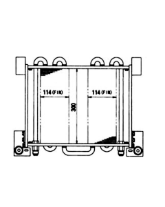 Hydraulic Oil Cooler 104-Y16-3272 for Komatsu Bulldozer D20PL-7 D21A-7 D21A-7T D21P-7T D21PL-7