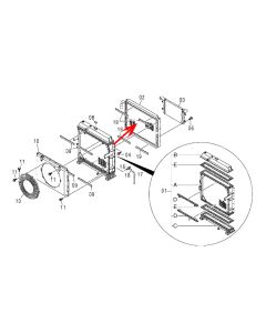 Hydraulic Oil Cooler 4474003 For John Deere Excavator 600C LC
