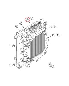 Hydraulic Oil Cooler CA5042817 504-2817 5042817 For Caterpillar CAT Engine C4.4 Caterpillar Backhoe Loader 426F2