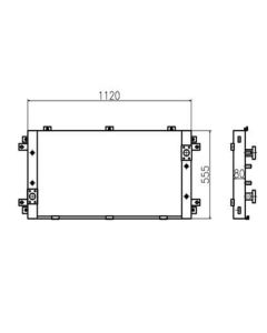Enfriador de aceite hidráulico VOE14514357 para excavadora Volvo EC240B EC290B