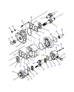 Hydraulic Pump Assembly 425-62-A1210 42562A1210 For Komatsu Wheel Loader WA500-1LC WA500-1L 558