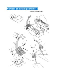Linker Handgriff YN03M01248F2 für Kobelco-Bagger SK100 SK120-5 SK200 SK200-4 SK200-5 SK210-4 SK220-4