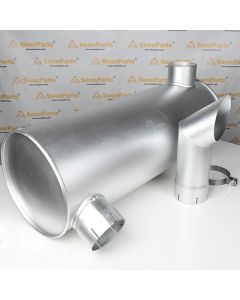 Silenciador 4653851 para excavadora John Deere 470GLC 600C 800C motor 6WG1