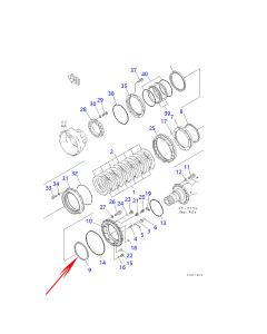 Seal 569-33-41951 5693341951 For Komatsu Wheel Loader WA700-3