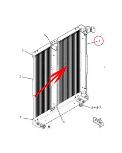 Oil Cooler CA2113462 211-3462 2113462 For Caterpillar CAT Engine 3054C 3054 Caterpillar Backhoe Loader 414E 416E 422E 428E