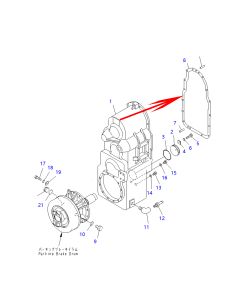 Packing OK788302A For Komatsu Forklift Truck FD250Z-6 FD150-6 FD180-6 FD200Z-6 FD200-6