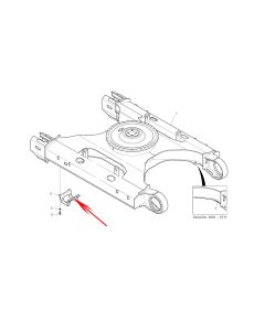 4Pcs Guard Track 42-00122B 4200122B For Doosan Excavator DX300LC DX340LC DX350LC DX360LCA