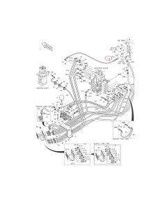 Hose DS2094035 For Doosan Excavator DX140LCR DX160W DX180LC DX210W DX225LL DX235LCR DX300LC DX340LC DX350LC DX380LC DX480LC DX55W DX80R