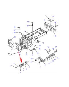 Packing 421-46-15112 4214615112 For Komatsu Wheel Loader 542 545 WA420-3 WA470-3 WA400-1 WA450-1 WA450L-3 Komatsu Compactors WF450T-1 WF450-3