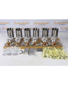 Kit de reconstruction de révision de moteur d'excavatrice PC120-3 PC120SS-3 pour moteur Komatsu 6D95L-1B