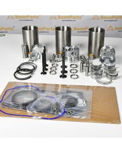 Kits de reconstrucción de revisión del motor de excavadora PC38UU-2 para motor 3D84-2GA de Komatsu
