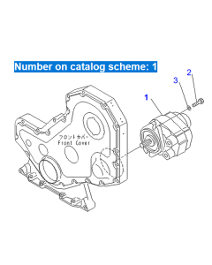 Pumpenbaugruppe 705-22-26260 7052226260 für Komatsu Bulldozer D41E-6 D41P-6 D41E-BB-6C